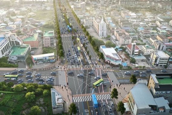 전주 대중교통 혁신 이끌 기린대로 BRT 연내 개통