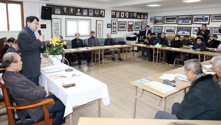 우범기 전주시장, 대한민국 최장수 경로당 ‘기령당’ 찾아 소통