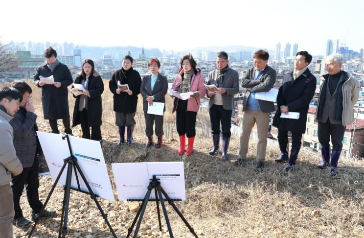 전주시의회 문화경제위원회, 후백제 도성 토지 매입사업 현장 점검